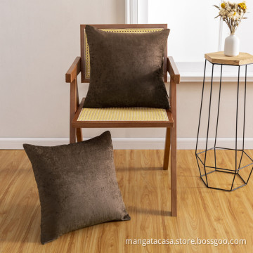 Chenille Square Throw Pudow Covers
